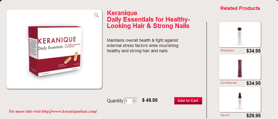 Keranique Hair Products Reviews